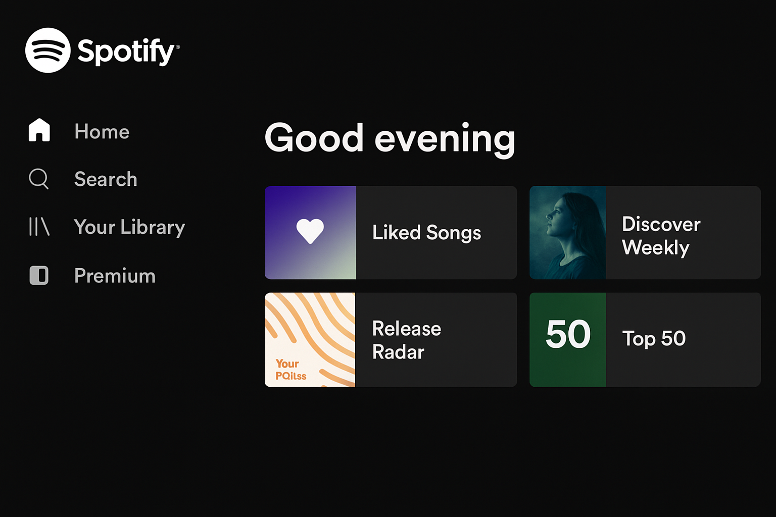 Spotify Clone web app interface with playlist and music streaming features